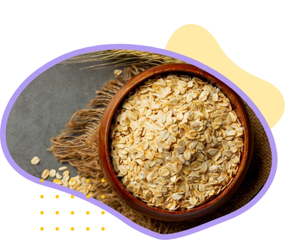 A bowl of barley grain